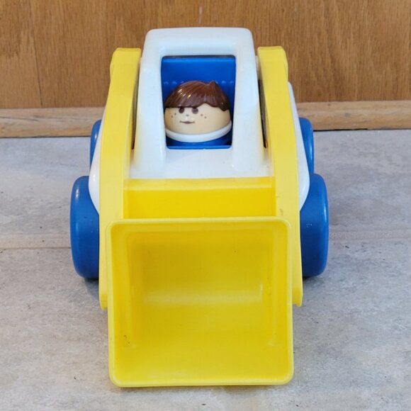 Vintage Little Tikes Front Skid Loader with Construction Worker 1990s - Picture 4 of 10